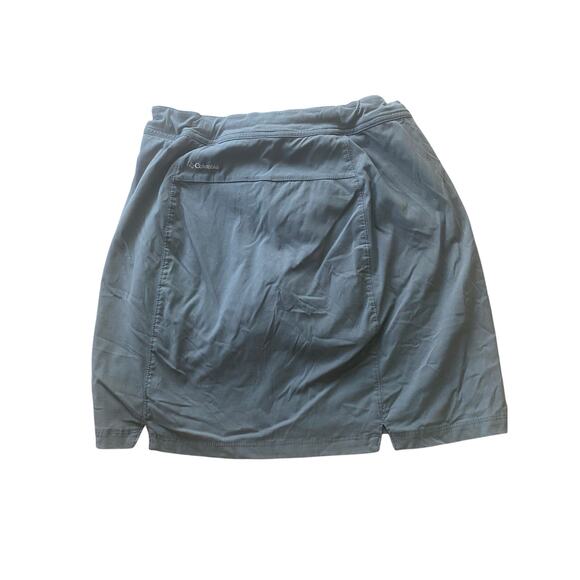 Women’s Columbia Omni Shield Advanced Repellency Skort 1 Zip Pocket Grey 8 - Picture 2 of 7